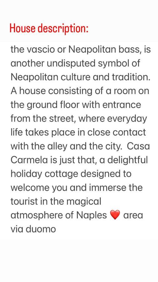 Casa Carmela Villa Nápoles Exterior foto